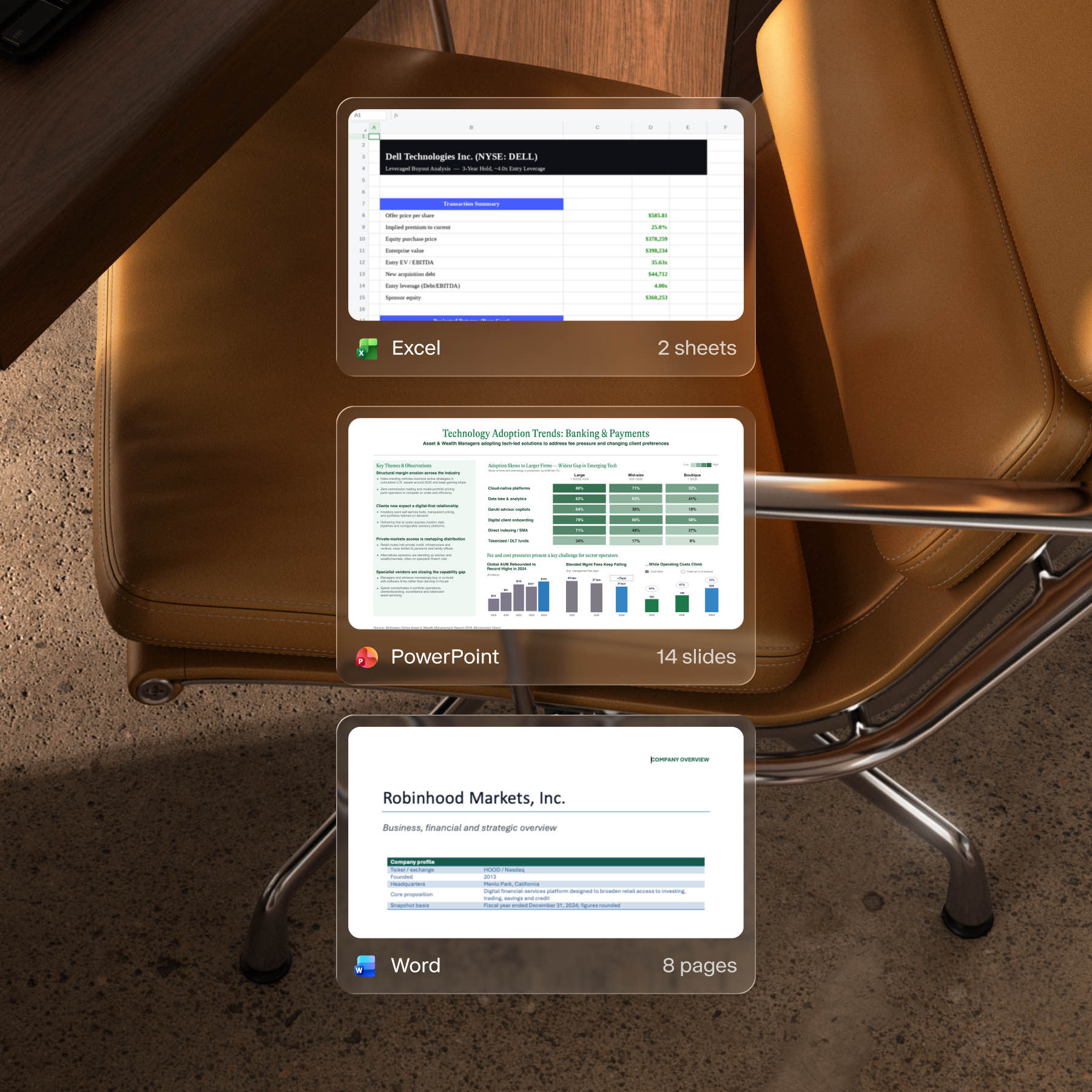 Create the deliverable